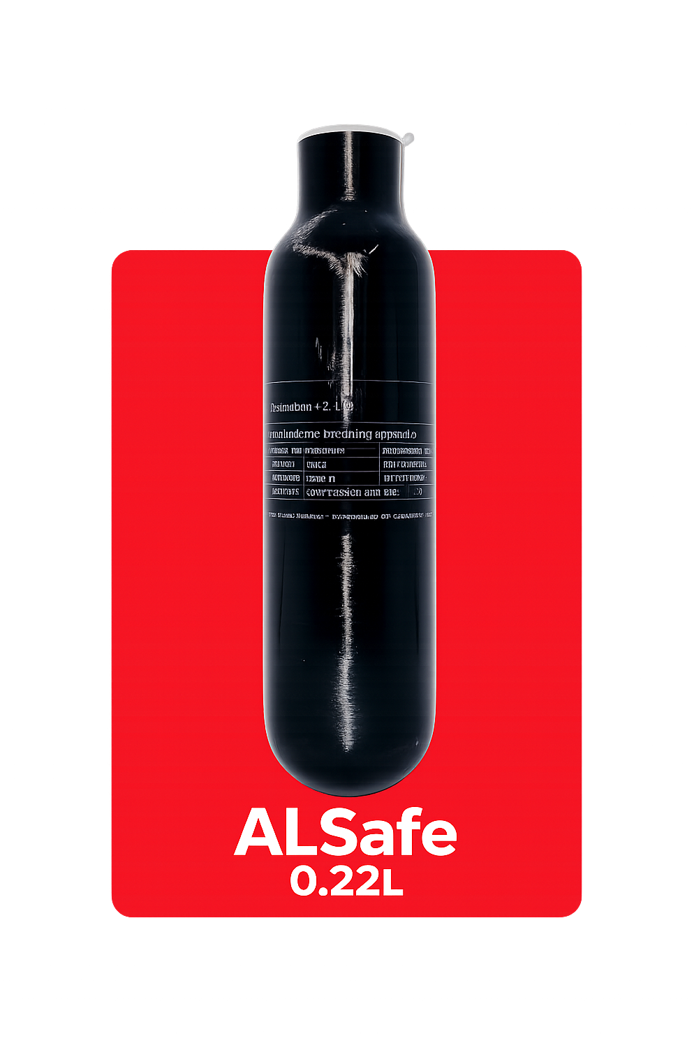 Фото Колба 0,22 л 300 атм для Леший 2 (ALSAFE) в интернет-магазине Nickhunter